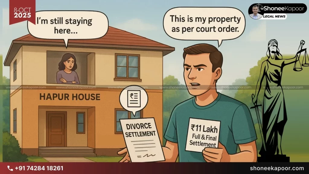 Delhi Court Orders Ex-Wife to Vacate House After ₹11 Lakh Divorce Settlement