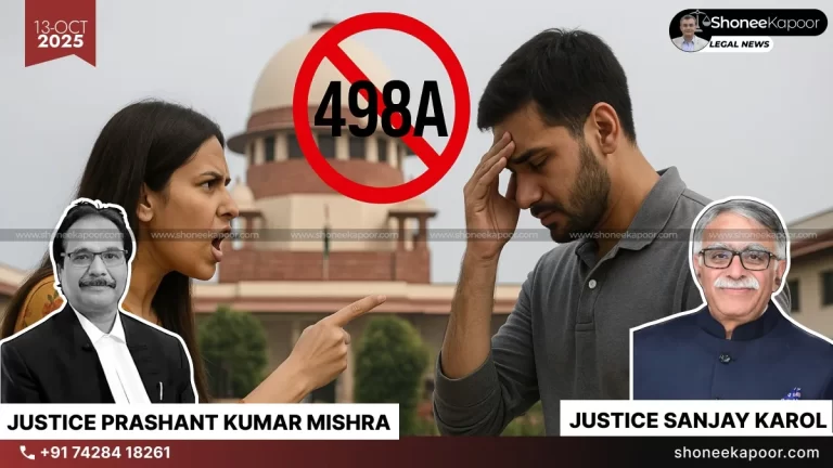 Quashes 498A Case Filed 3 Years After Separation Abroad