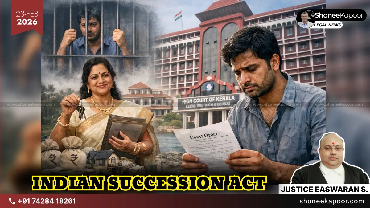 498A: Convicted Husband Barred From Inheriting Wife Estate