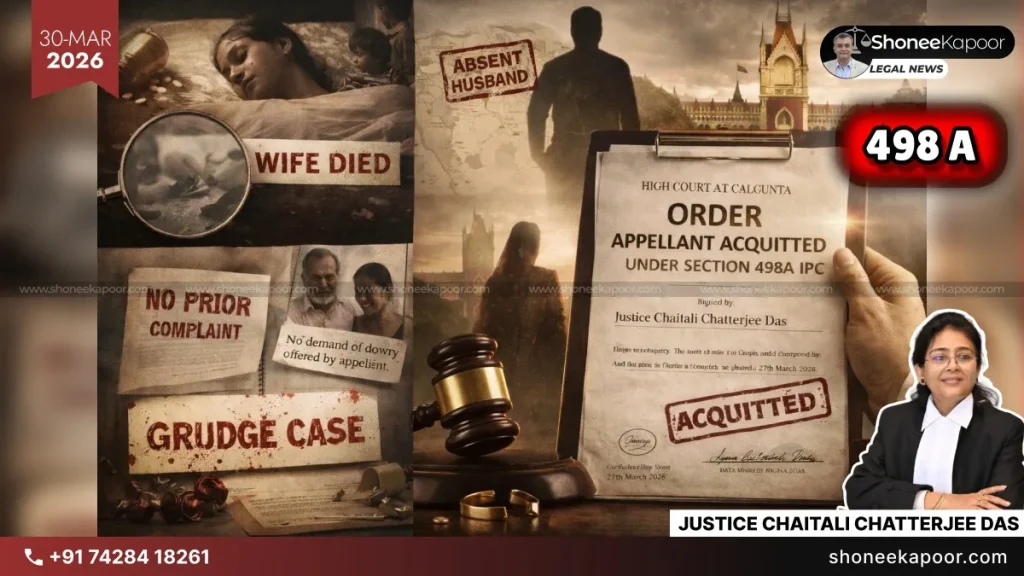 498A Dowry Death Case Fails: HC Acquits Husband After 24 Yr