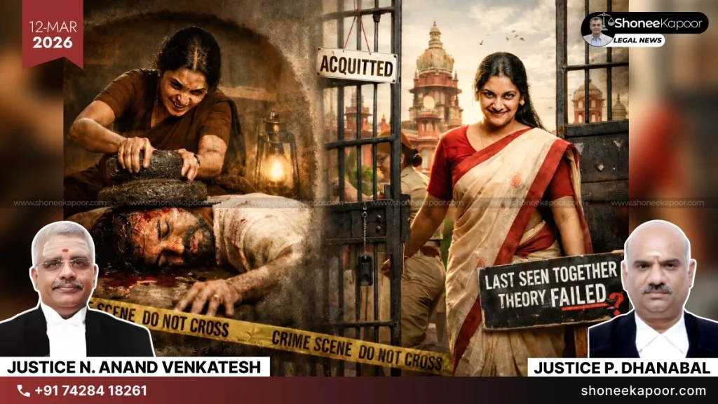 Husband Murder Case Madras HC Acquits Wife of Life Sentence