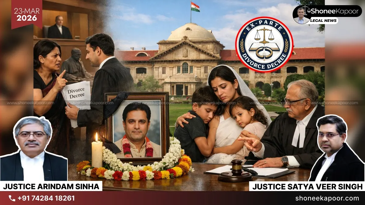 Ex-Parte Divorce Can’t Be Set Aside After Husband Death: HC