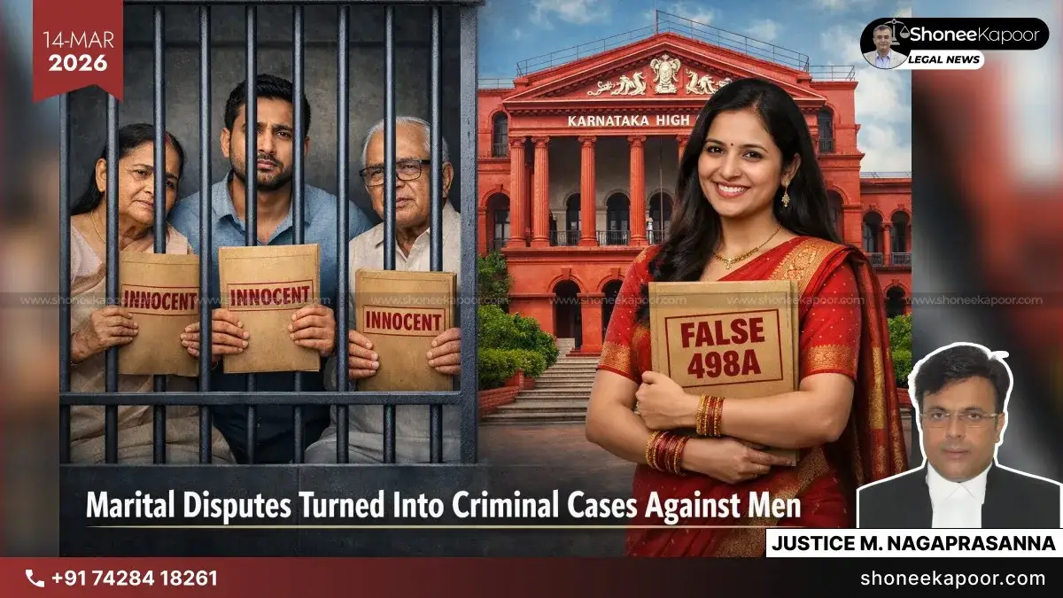 498A Not For Marital Disputes: HC Frees Husband