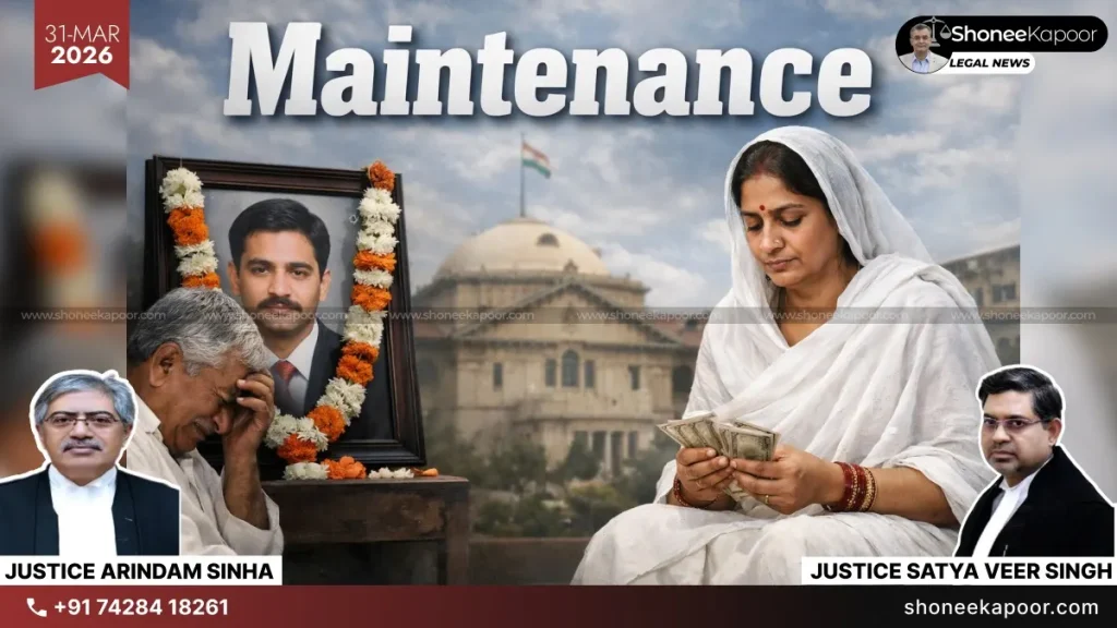 Dead Husband Must Pay Maintenance To Wife Via Father: HC