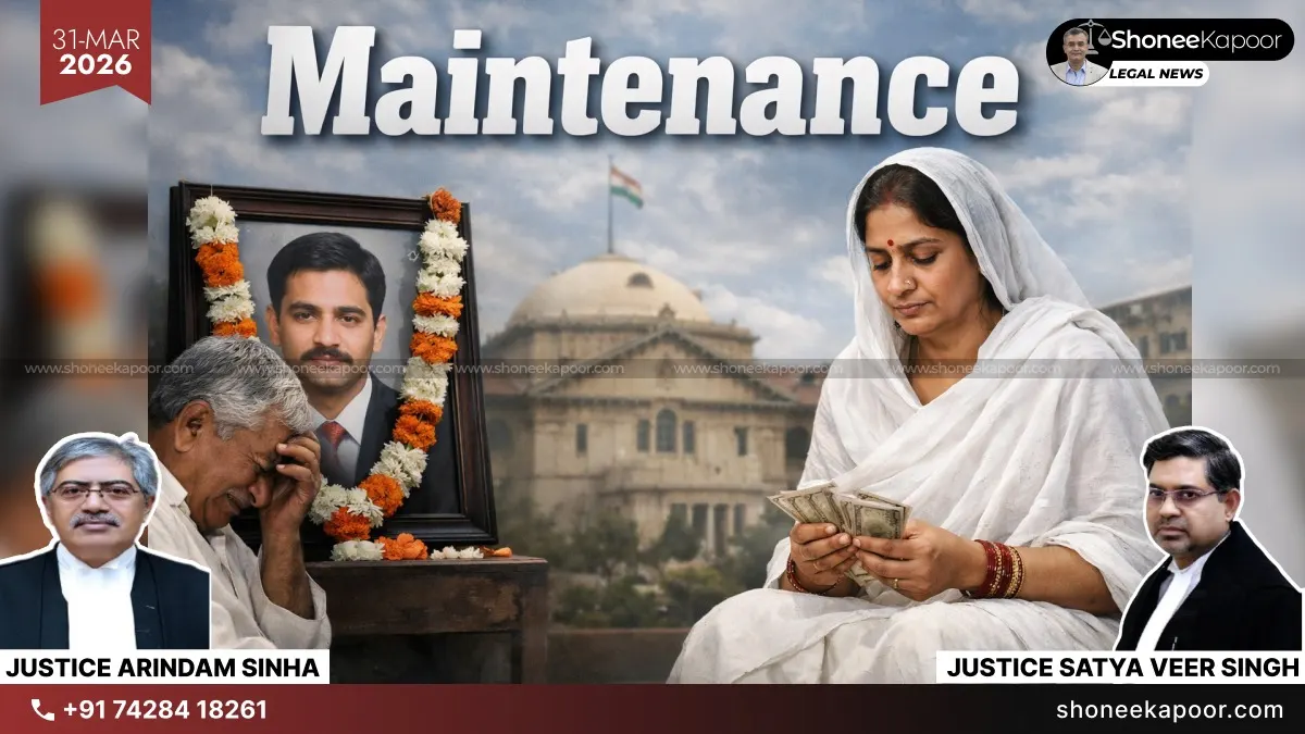 Dead Husband Must Pay Maintenance To Wife Via Father: HC