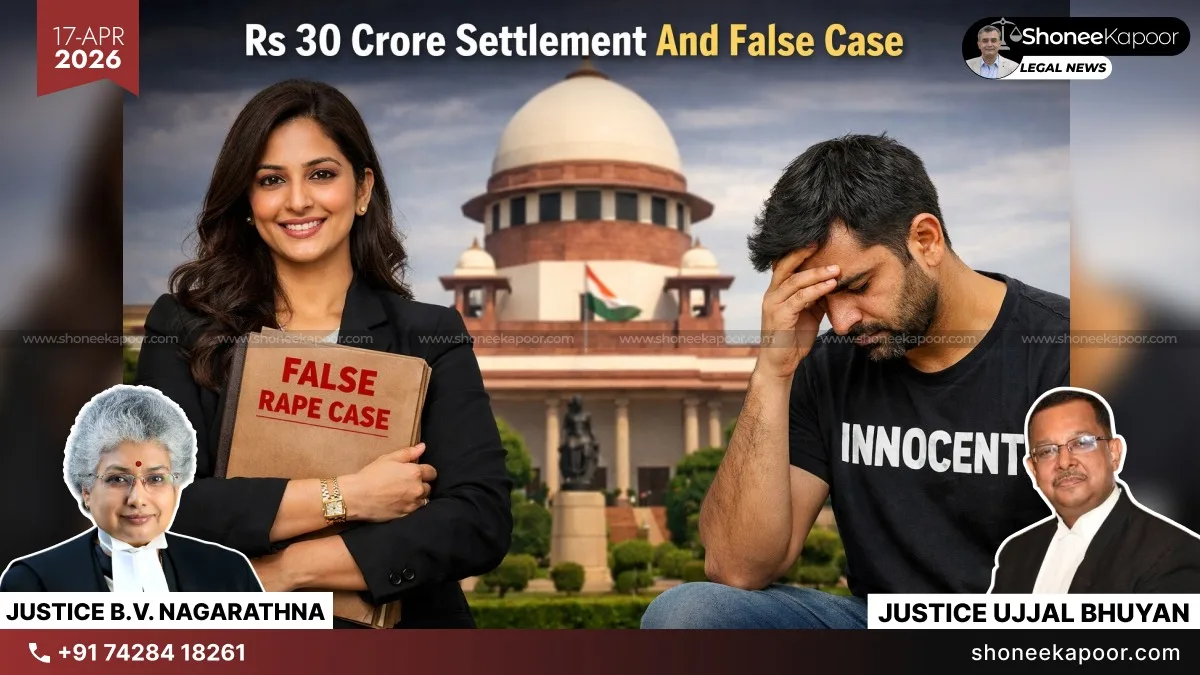 ₹30 Crore Deal Failed, Then Rape Case Against Man: SC