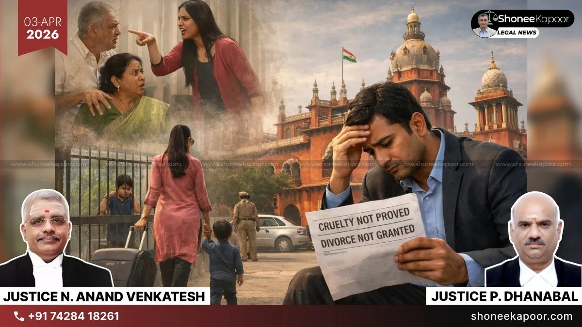 Normal Marital Fights Not Cruelty Madras High Court