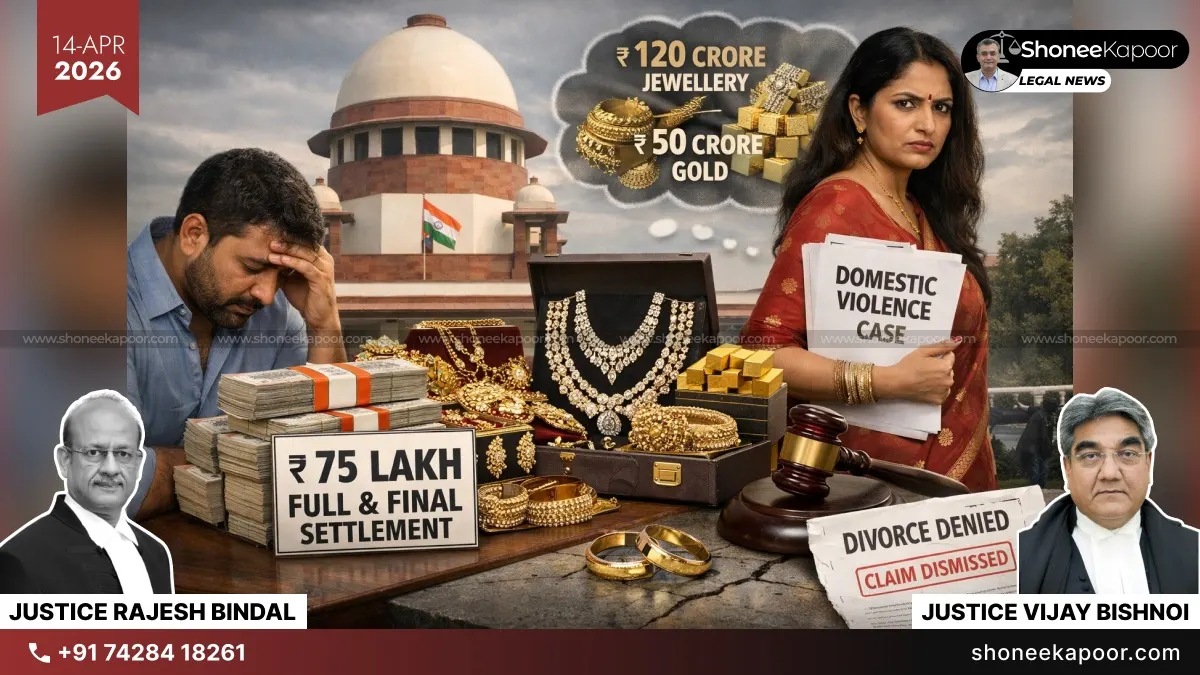 SC Slams Wife’s U-Turn After Crores Divorce Settlement