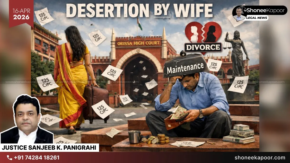Desertion By Wife Yet Husband Pays Maintenance: HC