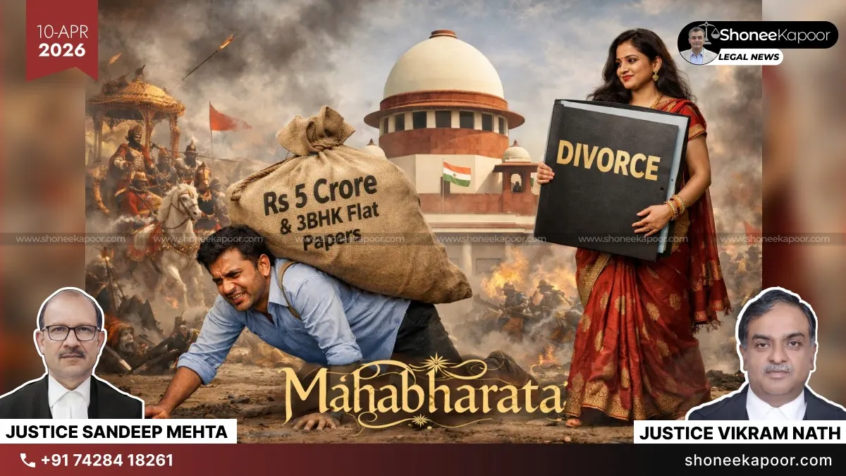 ₹5 Crore Alimony, 80 Cases: SC & Divorce Mahabharata