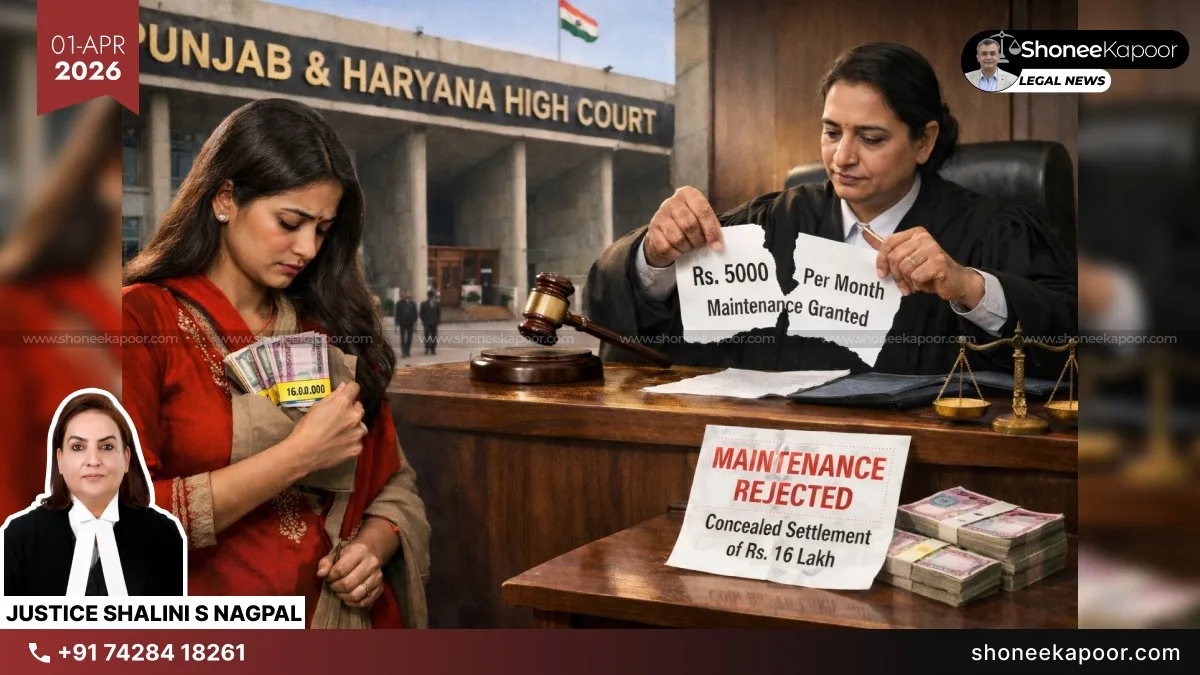 Maintenance Rejected After Wife Hides ₹16L Settlement: P&H HC