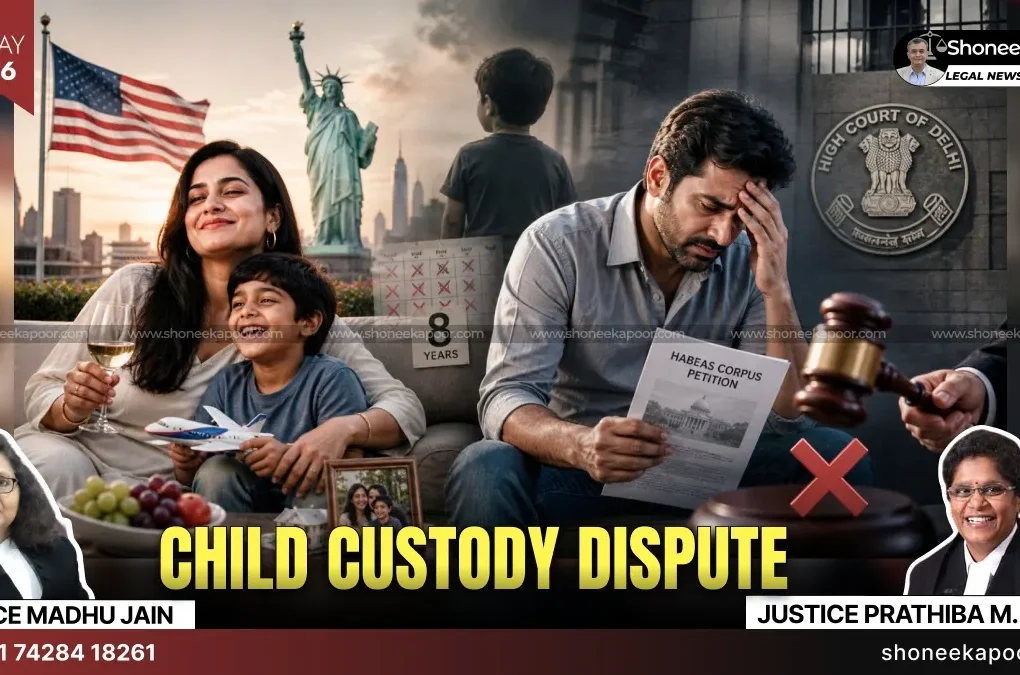 Child Custody Case to USA Delhi HC Rejects Habeas Corpus