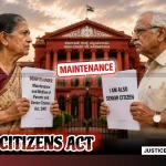 Senior Citizens Act Wife Can't Seek Maintenance Here