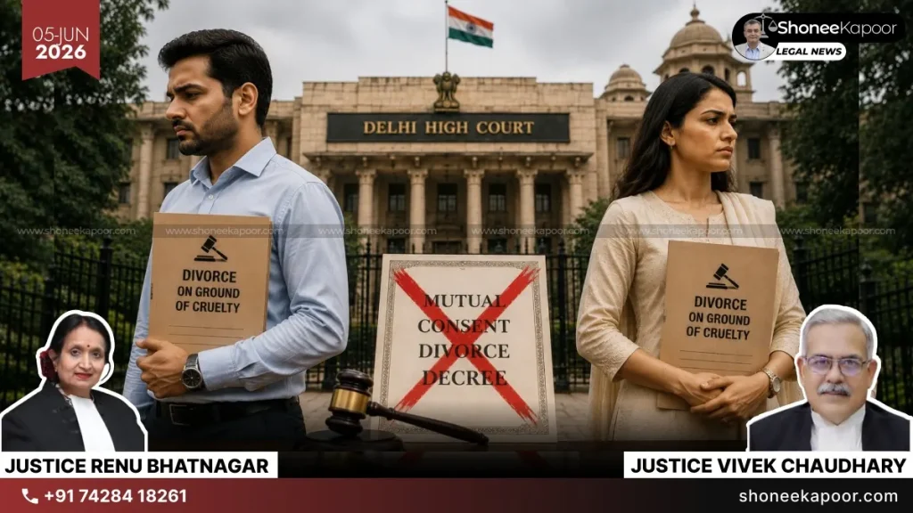 Separate Cruelty Pleas Not Mutual Divorce Delhi HC
