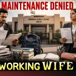 Interim Maintenance Working Wife Denied Relief By Court