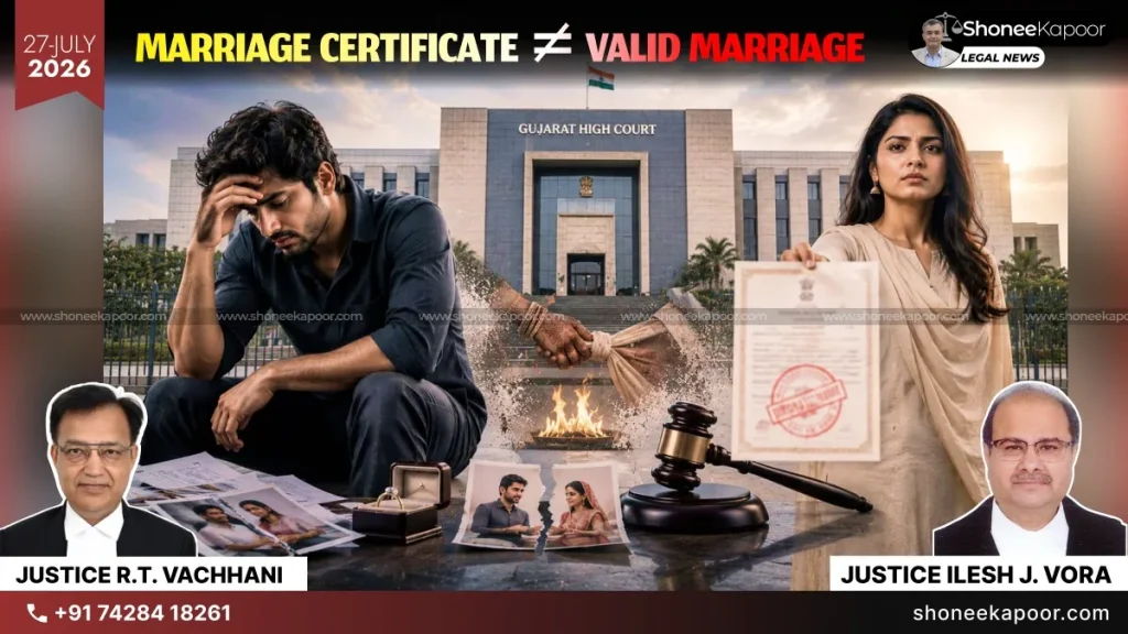 Marriage Certificate Alone Doesn't Make Husband Gujarat HC