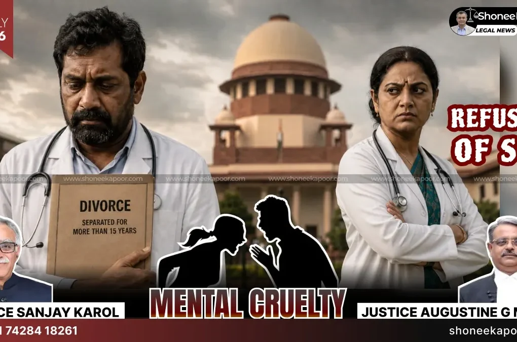Mental Cruelty Refusal Of Sex Grounds For Divorce, SC