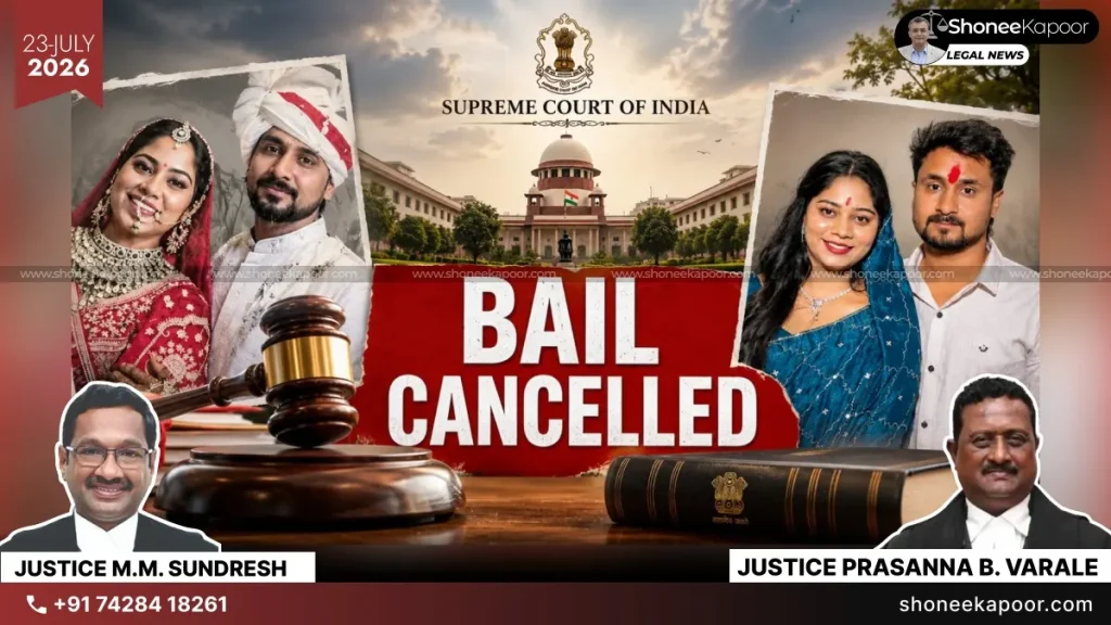 Sonam Raghuvanshi Supreme Court Cancels Bail