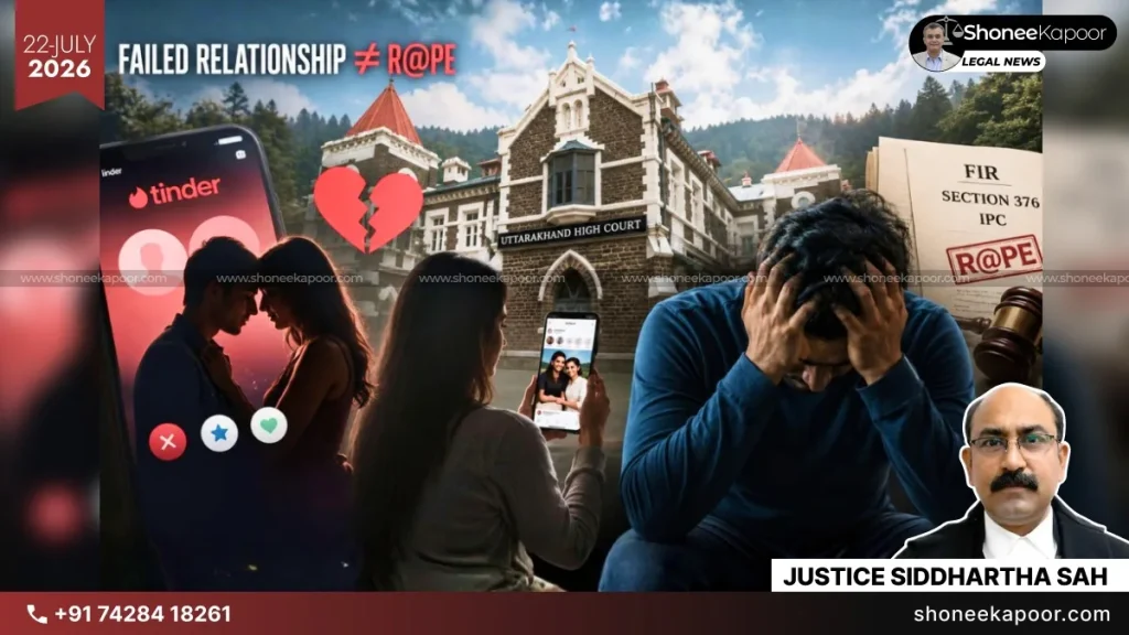 Tinder Relationship Alone Not Rape US 376 IPC HC