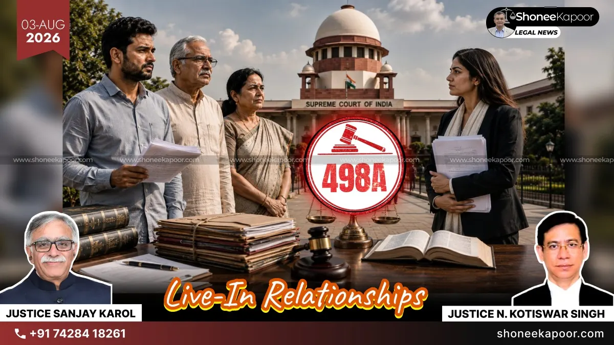 498A Extended To Live-In Relationships Supreme Court