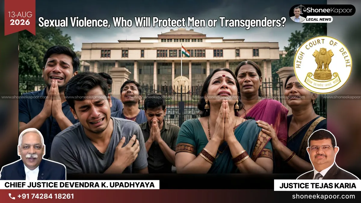 Delhi HC Questions Gender Bias in BNS Rape Law