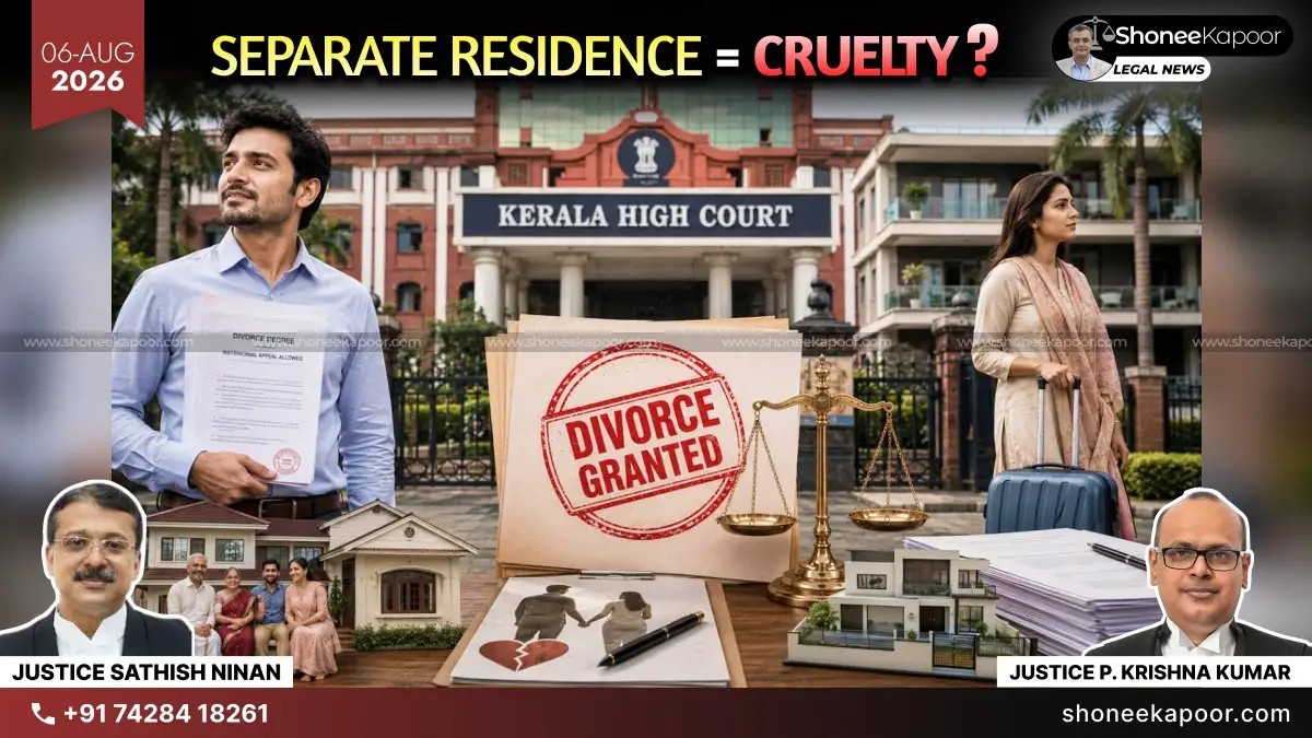 Divorce Separate House Demand Held Cruelty By Kerala HC