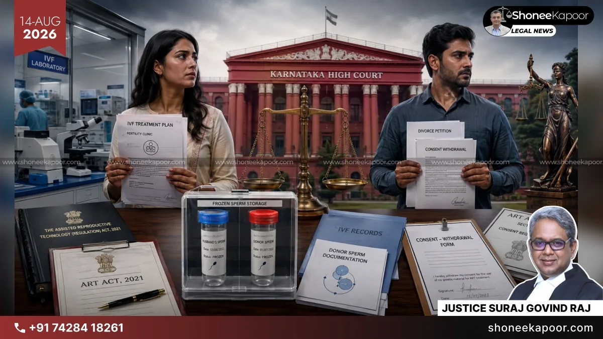 Donor Sperm Without Husband’s Consent Karnataka HC Case