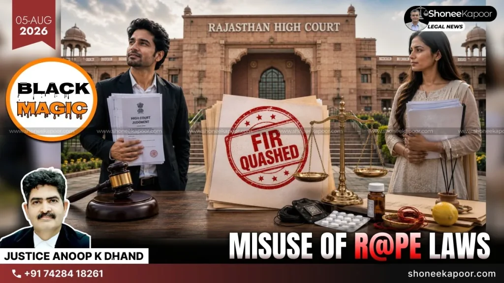False 375 IPC Case Rajasthan HC Quashes FIR Against Man