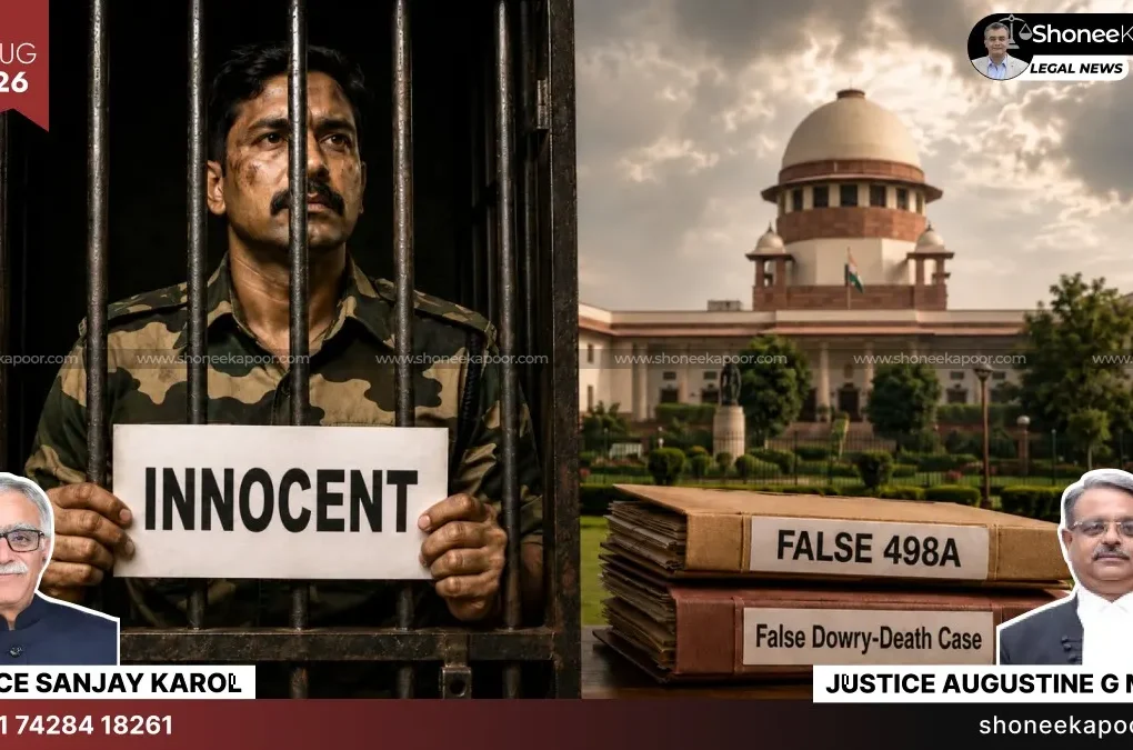 False 498A Case Against BSF Husband Quashed SC