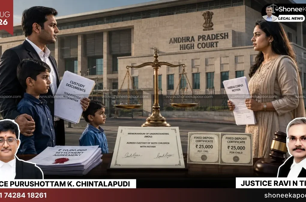 Father’s Sole Custody AP HC Rejects Mother’s Habeas Plea