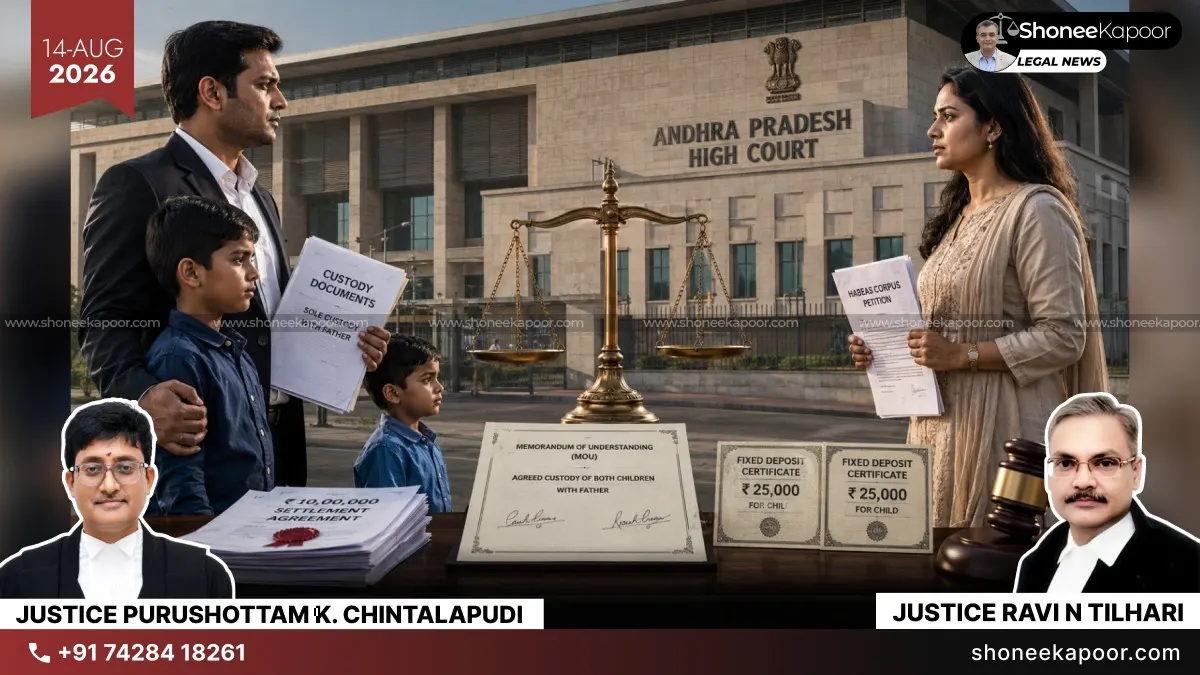 Father’s Sole Custody AP HC Rejects Mother’s Habeas Plea