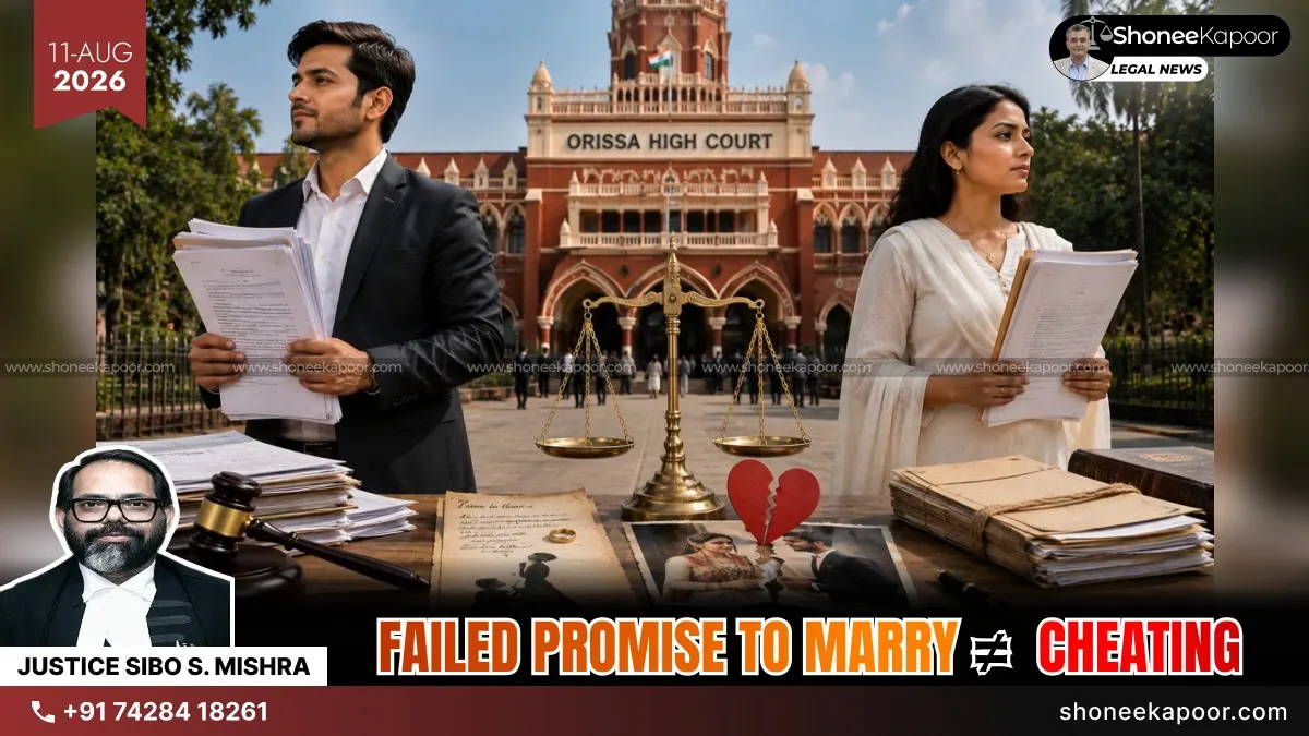 Promise To Marry Orissa HC Quashes Section 417 Conviction