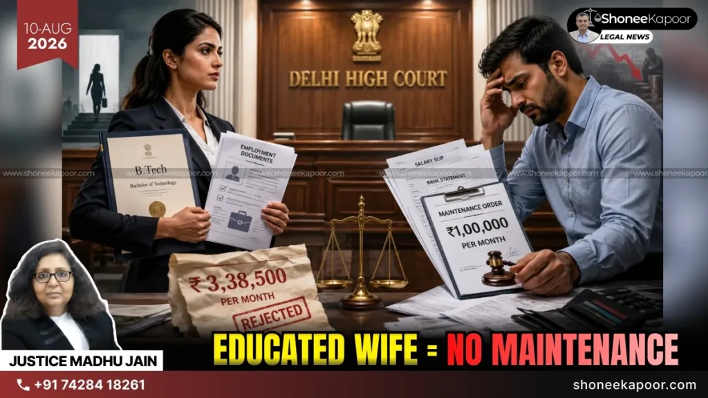 Qualified Wife Maintenance Delhi HC Cuts ₹1 Lakh To ₹15,000
