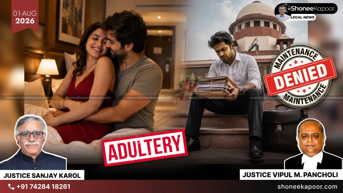 Wife in Adultery Can Lose Maintenance Supreme Court