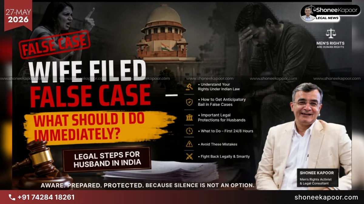 Wife Filed False Case – What Should I Do Immediately? Legal Steps For Husband In India