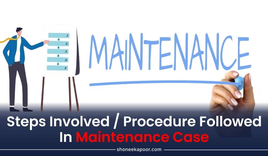 Steps/Procedure in Maintenance Case (125 CrPC) in India