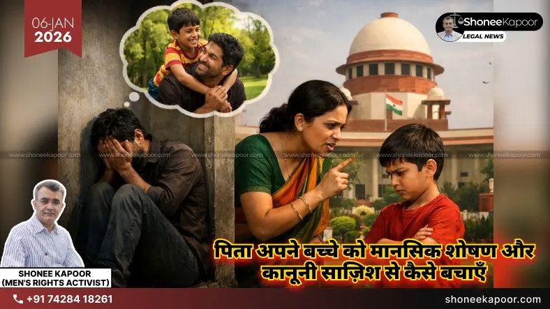 जब माँ बच्चे को हथियार बना देती है: भारत में झूठा चाइल्ड एलियनेशन और पिता के खिलाफ कानूनी हिंसा