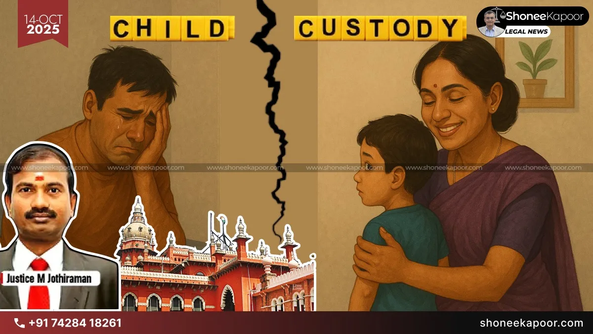 Madras High Court: “Child’s Welfare Above All. Father Has Visitation Rights But Cannot Disrupt Child’s Schooling & Emotional/Intellectual Growth”