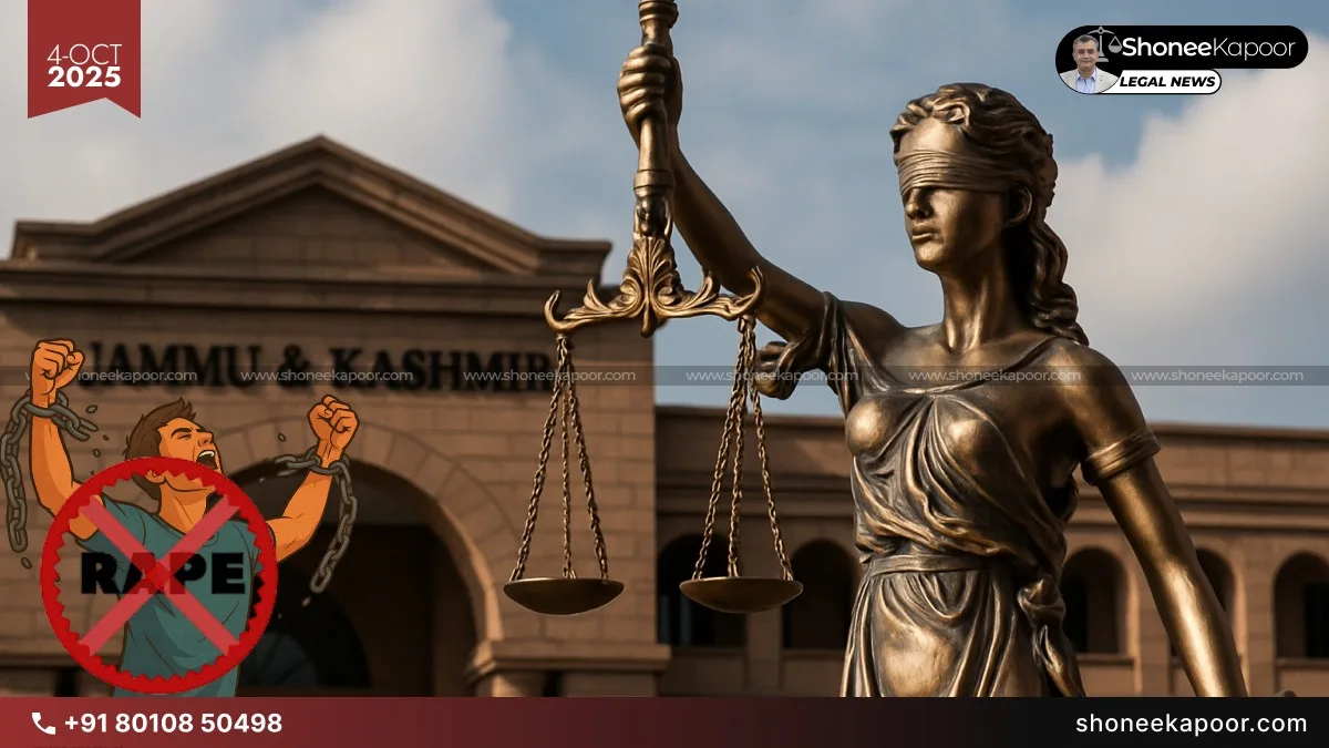 J&K High Court Says No To Maintenance: “You Can’t Destroy Man’s Life With A Rape Charge & Then Send Him A Bill For It”