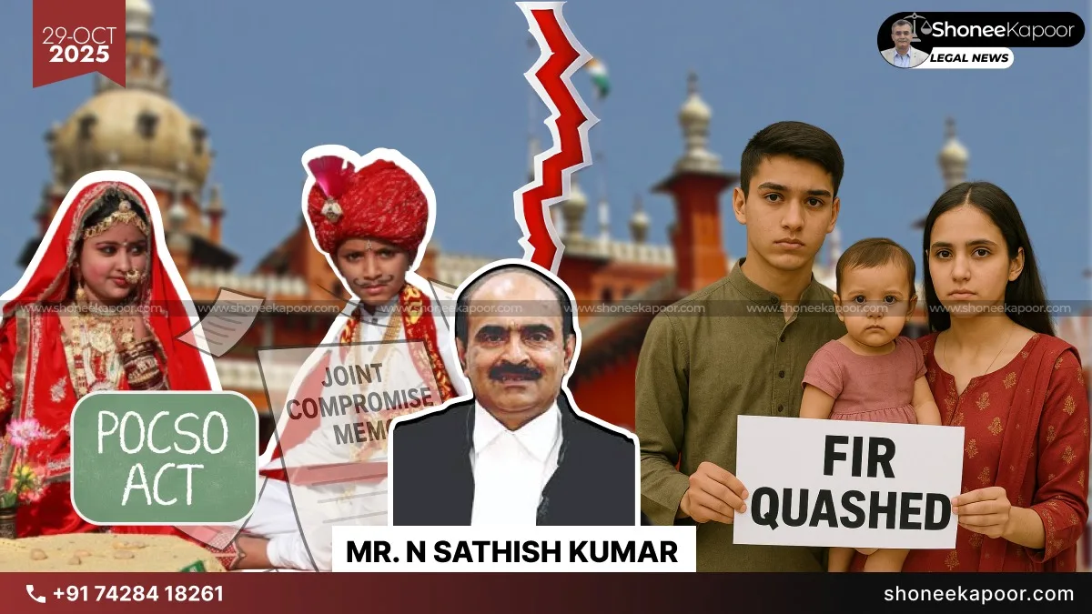 POCSO Is Ruining Boys’ Futures: Madras High Court Demands Legal Reform
