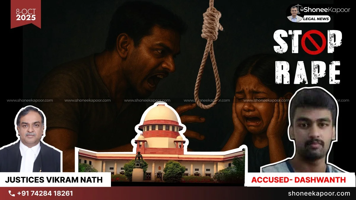 Rape-Murder Of 7-Year-Old Girl | “Prosecution Miserably Failed”: Supreme Court Acquits Man (Dashwanth) from Death Row
