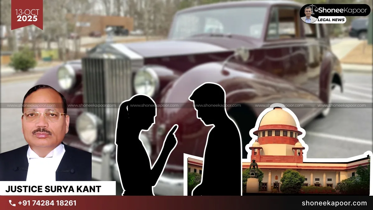 Royal Marriage, Rolls Royce & Rs 2.25 Crore Settlement: Supreme Court Ends ‘Royal’ Union in Style