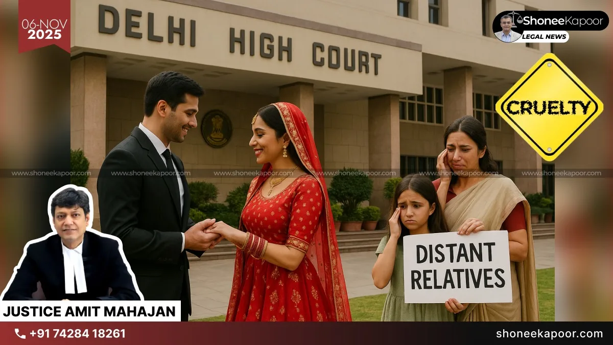 498A is Not a Weapon to Settle Scores. Casual Taunts ≠ Cruelty. Not Every Relative is an Accused: Delhi High Court Quashes False Case