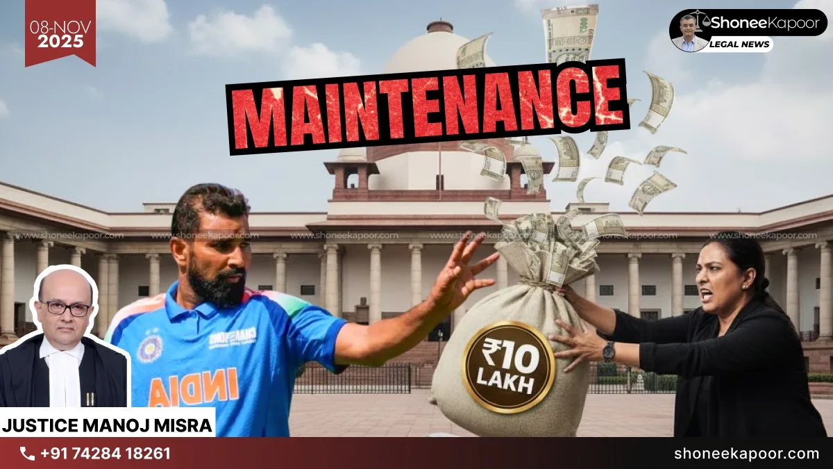 Mohammed Shami’s Wife Moves Supreme Court Seeking ₹10 Lakh Monthly Maintenance: “He Lives Like a Star, Why Should We Live Like Strangers?”