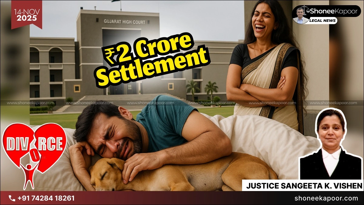 Settlement of ₹2 Crore | Wife Forced Him to Sleep with Stray Dogs: Man Seeks Divorce in Gujarat High Court
