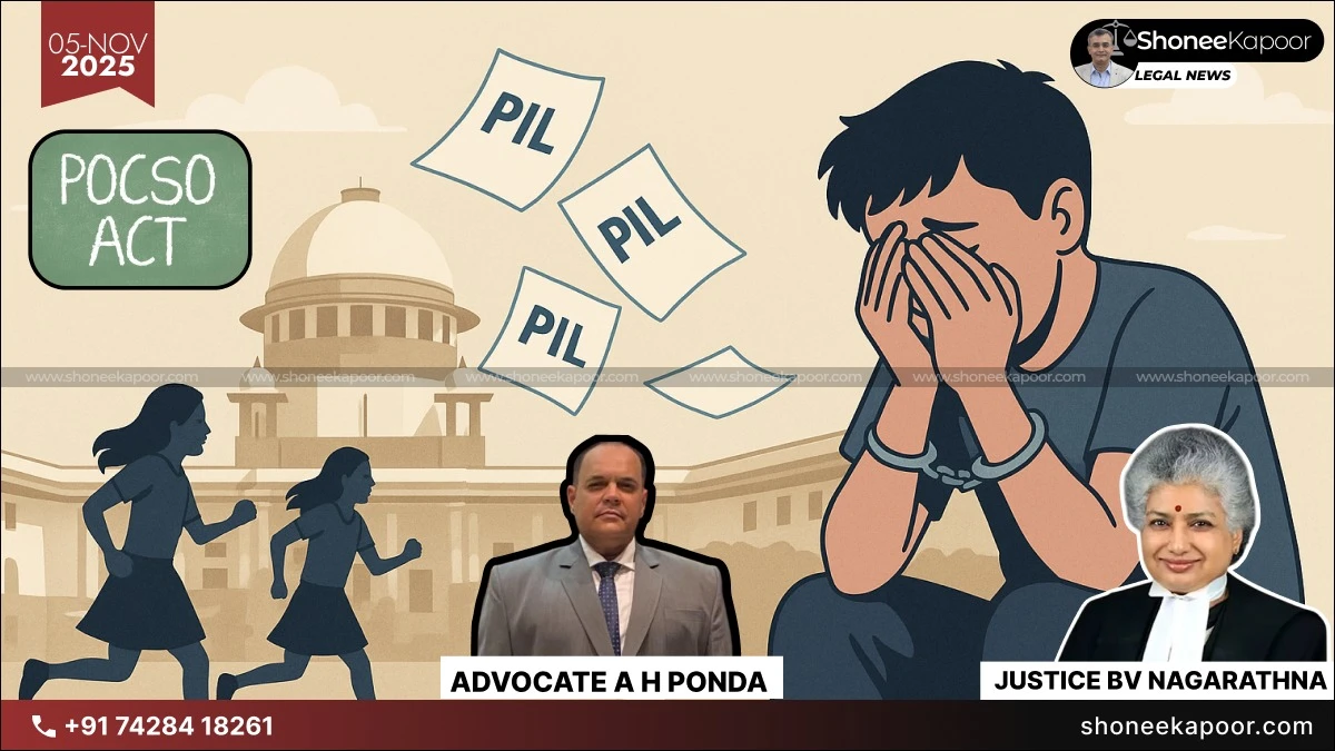 Supreme Court warns of POCSO misuse in marital and teen relationships, stresses legal awareness to safeguard boys and men.