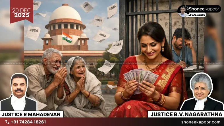 498A Misuse | Sending Money To Parents & Asking Wife To Track Expenses Is Not Cruelty: Supreme Court Quashes Case Against Husband