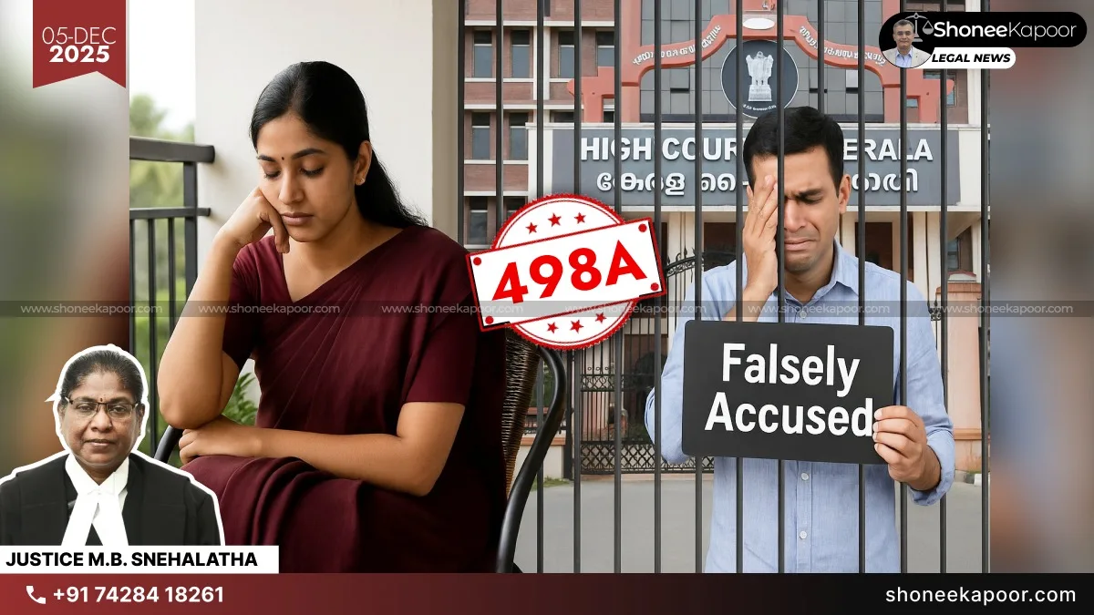 Kerala High Court Says Independent Witnesses Not Needed in 498A Cases, Raising Fresh Concerns for Men Facing Unverified Allegations