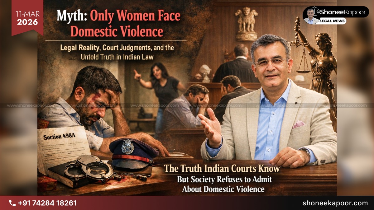 Myth: Only Women Face Domestic Violence – Legal Reality, Court Judgments, and the Untold Truth in Indian Law 