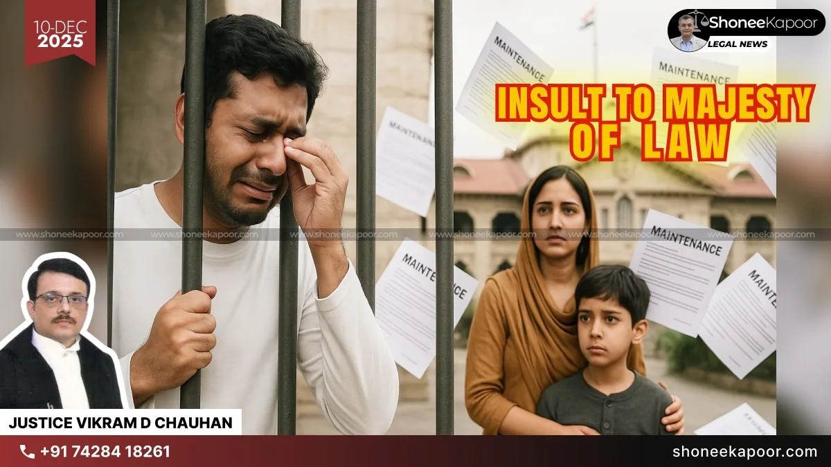 Insult to the Majesty of Law: Allahabad HC Sends Husband to Face Criminal Trial Despite Maintenance Already Granted